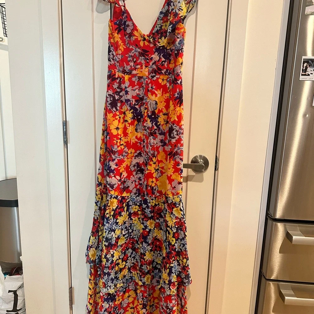 Lulus Floral Chiffon Maxi Dress - Picture 5 of 6